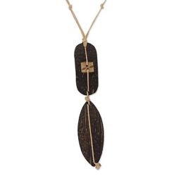 Men's coconut shell necklace, 'Ethnic Mind'