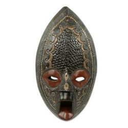 African wood mask, 'Adom Ara Kwa'