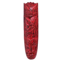 Ancient Elephant,'Handmade Red Elephant Mask from Bali'
