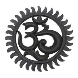 Ongkare,'Balinese Om-Themed Relief Panel'