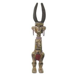 Fante Fertility Doll IV,'Traditional Fante Style African Wood Fertility Sculpture'