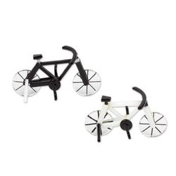 'Set of Two 3-inch Art Glass Bicycle Miniatures from Mexico'