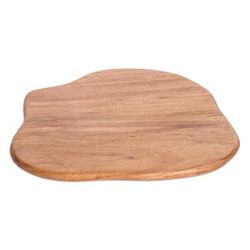 Abstract Flavors,'Handcrafted Polished Conacaste Wood Cheese Board'