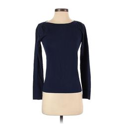 Monoprix femme Pullover Sweater: Blue Tops - Women's Size 1