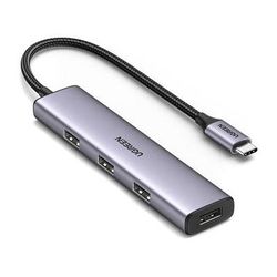 UGREEN 4-in-1 USB-C Hub (Grey) 20841