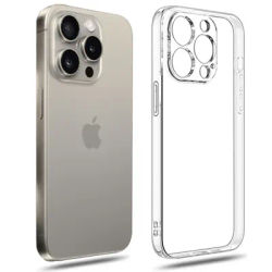 Coque de téléphone transparente en silicone pour iPhone coque arrière pour iPhone 15 12 11 14