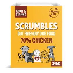 7x395g Chicken Grain Free Scrumbles Wet Dog Food