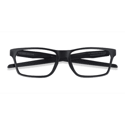Unisex s rectangle Silver Plastic Prescription eyeglasses - Eyebuydirect s Oakley Hex Jector
