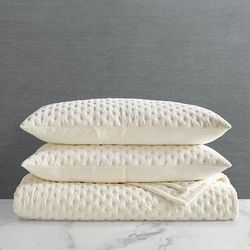 Rumi Velvet Bedding Set - Dune, Queen - Frontgate