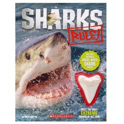 Sharks Rule! (with tooth!) (paperback) - by Colin Barras