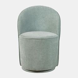 Landon Mid-Century Modern Upholstered Swivel Dining Chair (Set of 2) - Jofran 2271-LANDONBLU