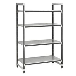 Cambro EXU216084S4480 Camshelving Elements XTRA Add-On Solid Shelving Unit - 4 Shelves, 60"L x 21"W x 84"H