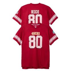 Men's Big & Tall NFL® Hall of Fame player jersey by NFL in Jerry Rice 49ers (Size 4XL)