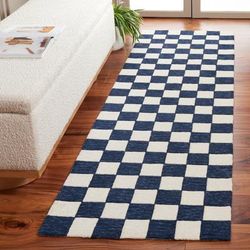 SAFAVIEH Handmade Martha Stewart Collection Berthild Checkered Wool Rug