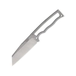 Halfbreed Blades Compact Field SW Fixed Blade Knife 8.13in Overall 4in Stonewash VG-10 Stainless Wharncliffe Blade Skeletonized Handle Plastic Sheath