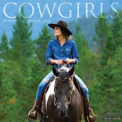 Cowgirls 2024 Wall Calendar, 12" L X 12" W, Large, 12 IN