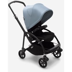 Bugaboo Bee6 Complete Stroller Bundle - Black / Black / Vapor Blue