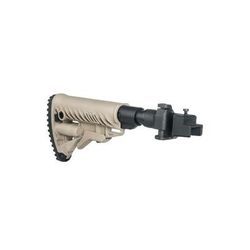 FAB Defense M4 Folding Collapsible Buttstock w/ Shock Absorber for AK47 - Polymer Joint FX-M4AKPSBT