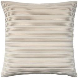 "Waverly Indoor Plw Pleated Velvet Ivory Throw Pillows 18" x 18" - Nourison 798019013080"