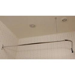 Randolph Morris Randolph Morris Shower Curtain Rod - 48 x 72 Corner L-Ring RMN4872-CP