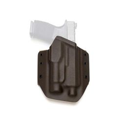 GunfightersINC Sentinel OWB Holster Glock 17223147 Tlr-1 MAS Grey/ Coyote Coyote Harness Left Hand SENT-G17223147-TLR1-44022