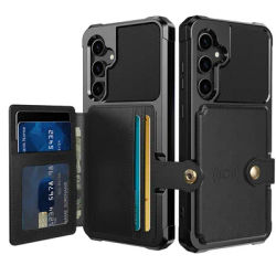 Magnetic Cards Solt Wallet Leather Case For Samsung Galaxy A16 A26 A36 A56 A55 A15 A35 S25 Ultra S24 Plus S23 S21 S22 Bag Cover