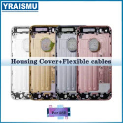High quality For iPhone 5S SE case battery door rear cover of chassis frame + tools and battery sticker+Customizable IMEI
