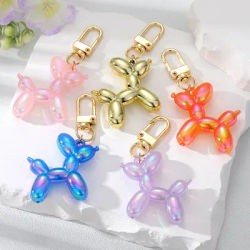 1pc Bling Kawaii Cartoon Animale Coppia Portachiavi Portachiavi Per Le Donne Degli Uomini Nuovo Colorato Carino Borsa Per Animali Domestici Supporto Per Auto Airpods Box Gioielli