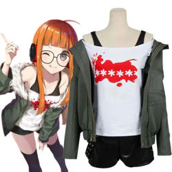 Gioco Persona 5 Futaba Sakura Cosplay Costume Delle Ragazze Delle Donne di Halloween Set Completo P5