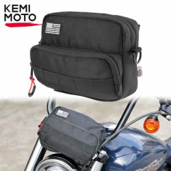 Borsa da manubrio per moto borse a botte borsa a tracolla multifunzione per Cruiser Softail