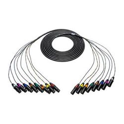 Sescom 8-Channel XLR Male to XLR Female Audio Snake Cable (6') 8XLM-8XLF-6