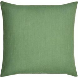 Royce 20" Square Modern Cotton Medium Green Lumbar Pillow - Boutique Rugs
