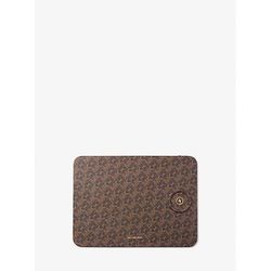 Michael Kors Empire Signature Logo Wireless Charging Mouse Pad Brown One Size