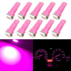 10 pz LED cruscotto indicatore lampada lampadina contagiri lampadina rosso blu rosa bianco rosso T5