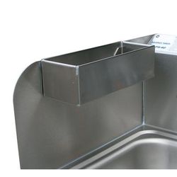 Advance Tabco 7-PS-48 Removable Perforated Utility Tray for Side Splash, Stainless, Stainless Steel