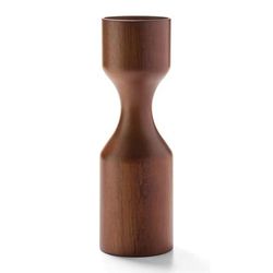 Hollowick 2117 Denmark Candlestick Base for HD17 & HD26 Fuel Cells - 9" x 2 3/4", Wood