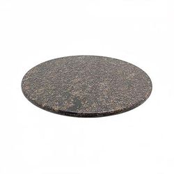 Art Marble G21536RD 36" Round Granite Table Top, Tan Brown, 1.25 in