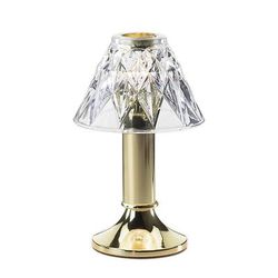 Sterno 85442 Diamond Cut Candle Lamp Shade for 85198 & 85200, Clear, Case of 6