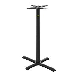 Flat Tech CT2022 40 3/4" Bar Height Table Base for 24" x 36" Table Tops, Cast Iron, Black