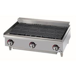 Star 5136CF 240/1-3 36" Electric Charbroiler w/ Cast Iron Grates, 240v/1-3ph, Stainless Steel