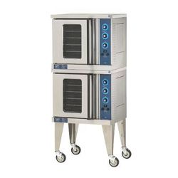 Duke 59-E4V 208/3 Double Half Size Electric Commercial Convection Oven - 8.0 kW, 208v/3ph, Stainless Steel