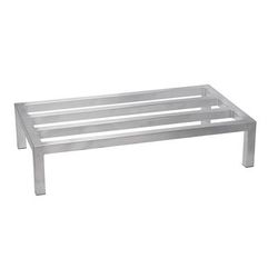 Winco ASDR-1424 24" Stationary Dunnage Rack w/ 1200 lb Capacity, Aluminum, Silver