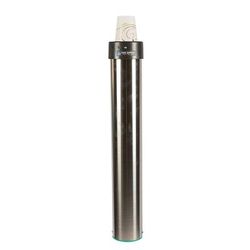 San Jamar C3200EV Cup Dispenser, Surface Mount, All Cup Types, Silver