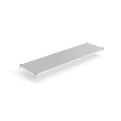 New Age 2072SB Aluminum Solid Shelf - 72"W x 20"D, Silver
