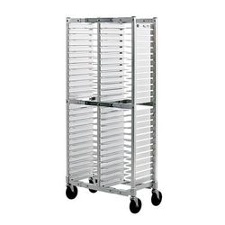 New Age NS603A 13 3/8"W 52 Pizza Pan Rack w/ 2" Bottom Load Slides