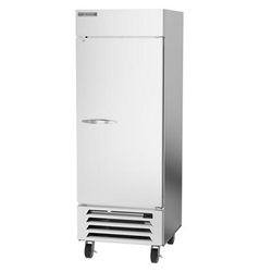 Beverage Air HBF27HC-1 30" 1 Section Reach In Freezer - (1) Solid Door, 115v, 3 Shelves, Horizon Series, Silver