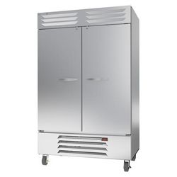 Beverage Air RB49HC-1S Vista 52" 2 Section Reach In Refrigerator, (2) Left/Right Hinge Solid Doors, 115v, 6 Shelves, Silver