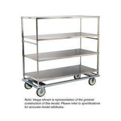 Lakeside 566 Queen Mary Cart - 5 Levels, 1000 lb. Capacity, Stainless Steel, Raised Edges
