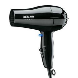 Conair Hospitality 247BW Compact Hair Dryer w/ Cool Shot Button - (2) Heat/Speed Settings, Black