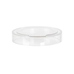 Cal-Mil 1851-5H-12 4 1/4" Round Hinged Lid for 1851-4 Mixology Jar, Clear